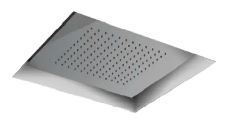 SB Rainbow Douche de pluie encastrée au plafond avec éclairage chromothérapeutique entièrement en inox 1208956230