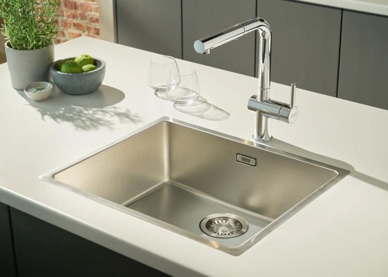 Franke Active L Mitigeur de cuisine chrome avec douchette extractible 115.0653.379