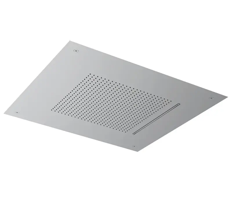 SB Square 316 Tentación Velvet Douche de pluie et pomme de douche cascade encastrée en cuivre PVD brossé 1208956751