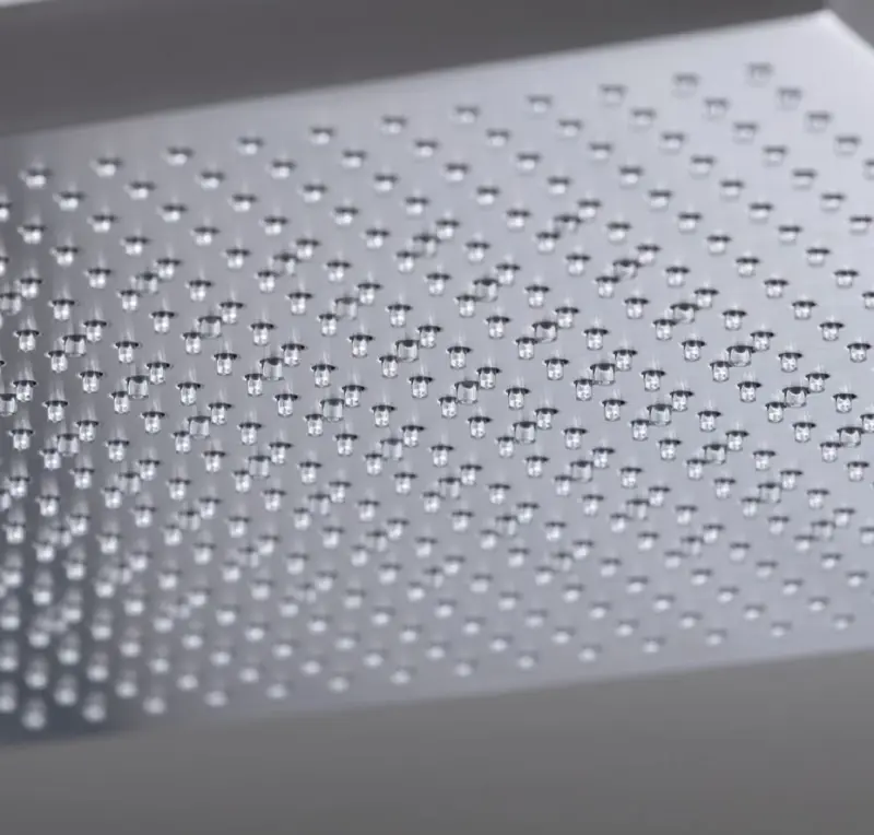 SB Square 316 Emotion Dual tête de pluie gun metal brossé 1208956759