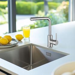 Ausmann Turt évier en inox PVD NANO 40x40 sous plan, à fleur de plan ou en surface 1208956947