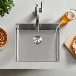 Lorreine 45SL1016 Évier Slim 45x40cm à fleur de plan inox