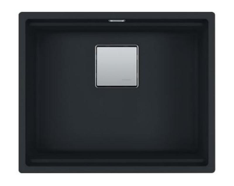Franke Cube KNG 110.52 évier noir mat 52x42 granit sous plan 125.0627.319