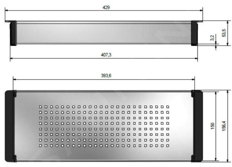 Franke Cube 2.0 Panier égouttoir inox 429x156mm modèle limité 112.0394.981
