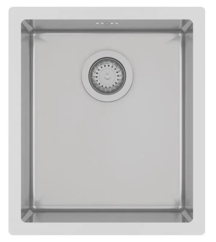 Ausmann Oder évier extra profond 22cm en inox 34x40cm montage sous plan ou à montage en surface 1208957111