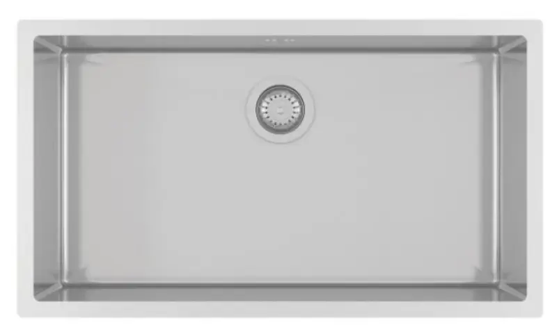 Ausmann Oder grand évier en inox 74x40cm montage sous plan ou à montage en surface extra profond 22cm 1208957114