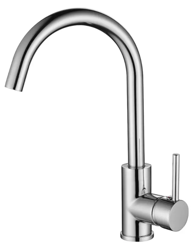 Ausmann Petra mitigeur de cuisine avec bec pivotant chrome tout métal 1208957156