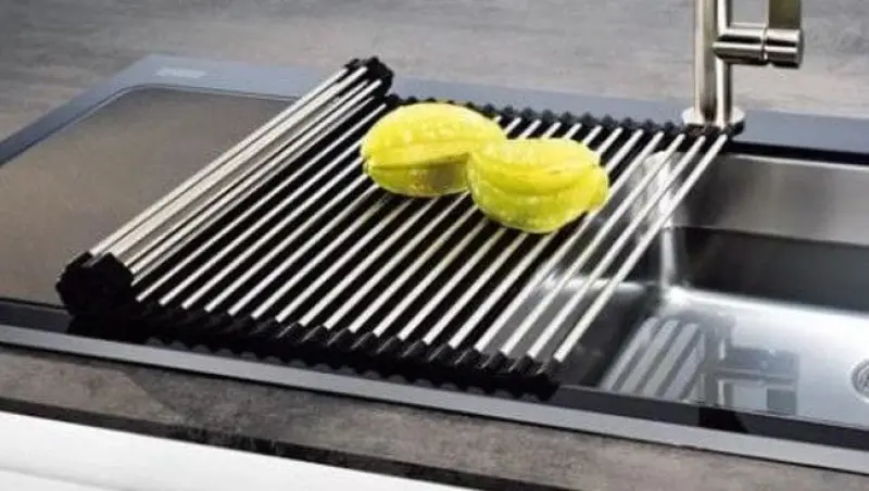 Quadri cuivre Séchoir à vaisselle enroulable 43 x 32 cm 1208957224