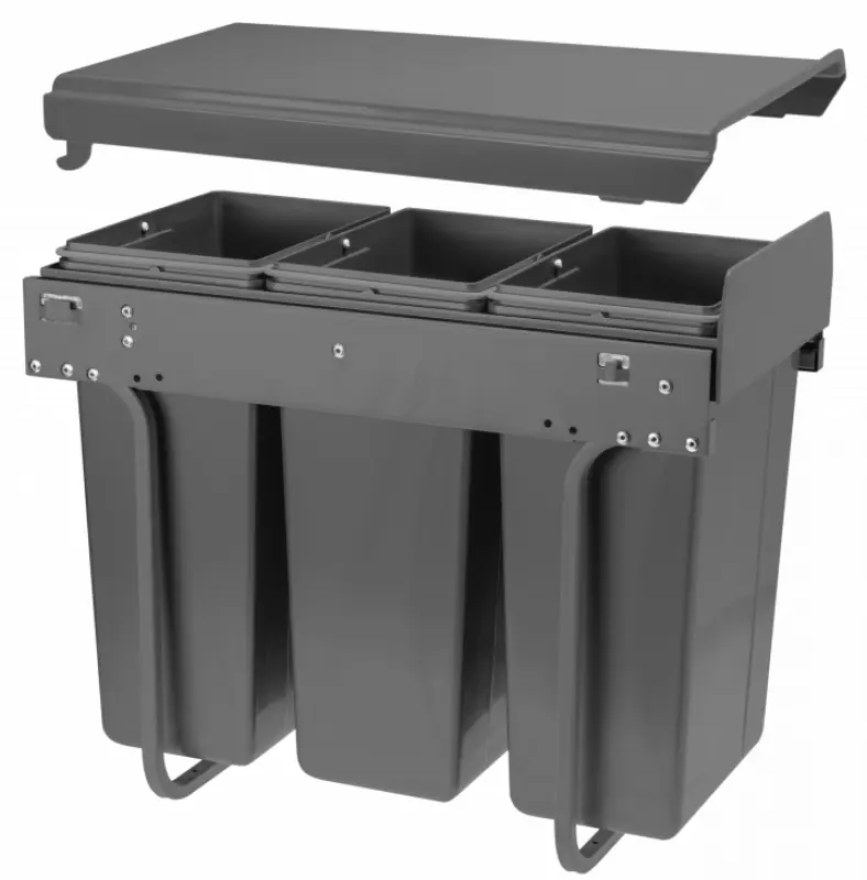 Garbi Sorter S-30-3 système de déchets encastrable avec 3 bacs à 10 litres 1208957362