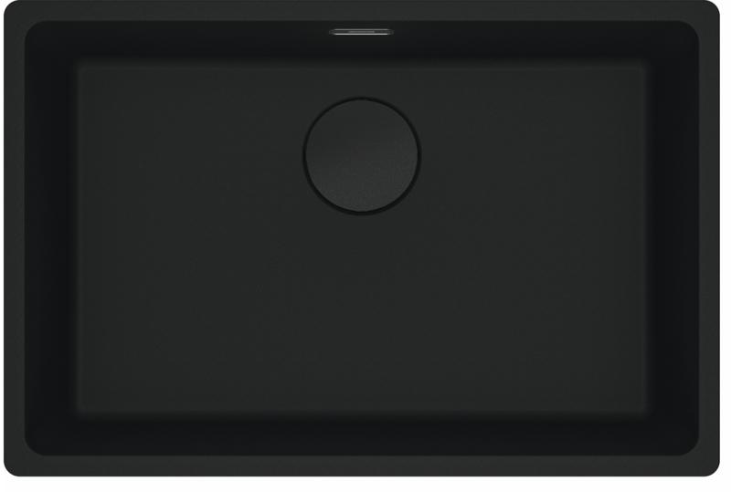 Franke Maris MRG 210 / 110-62 Édition noire Fragranite évier noir mat à encastrement à fleur
