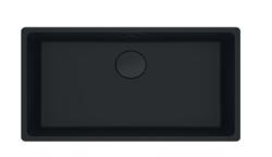 Franke Maris MRG 210 / 110-72 Édition noire Fragranite mat évier encastré noir