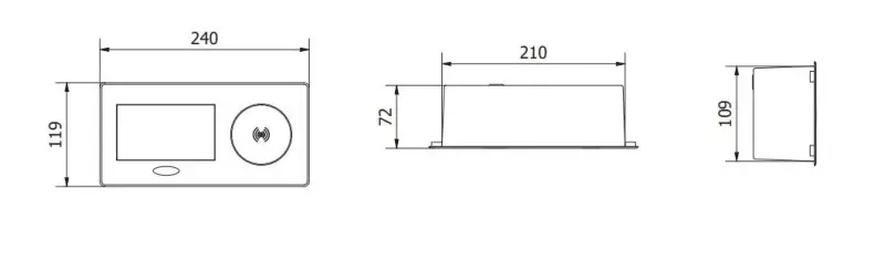 Indux Flip bloc noir mat multiprise pour plan de travail mise à la terre type F chargement sans fil et 2 chargeurs USB 1208957427