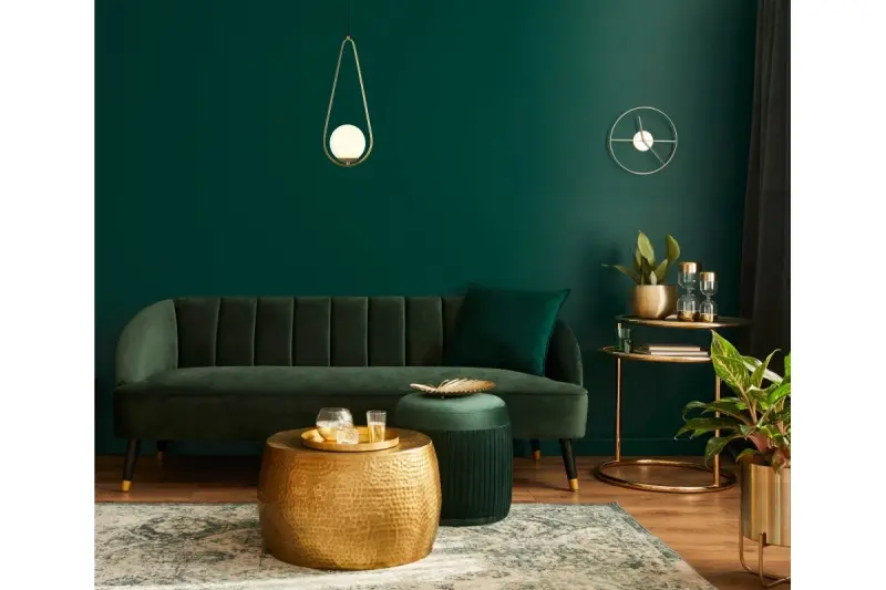 Décor Ciklop lampadaire laiton doré en forme de goutte d'eau 9737