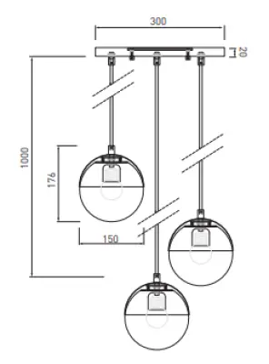 Décor Abies lampe suspendue moderne en laiton doré avec abat-jour rond en métal 7597