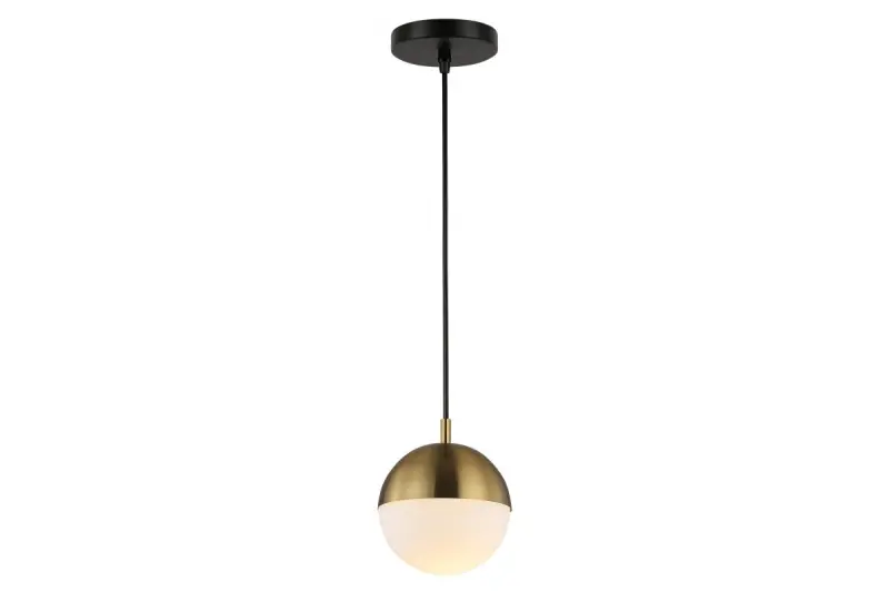 Décor Abies lampe à suspension en laiton doré d'une rosace de plafond en métal ronde 3558