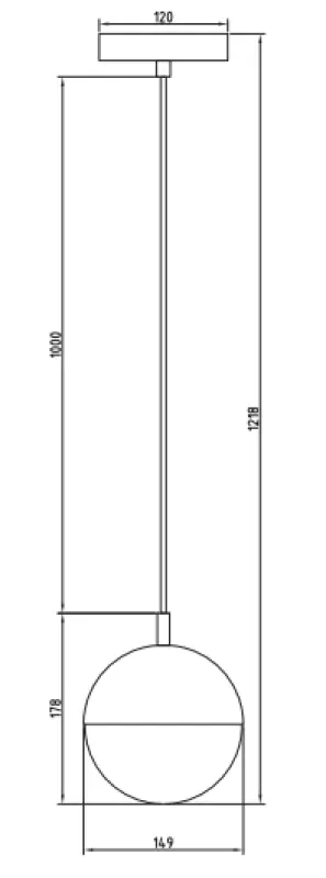 Décor Abies lampe à suspension en laiton doré d'une rosace de plafond en métal ronde 3558