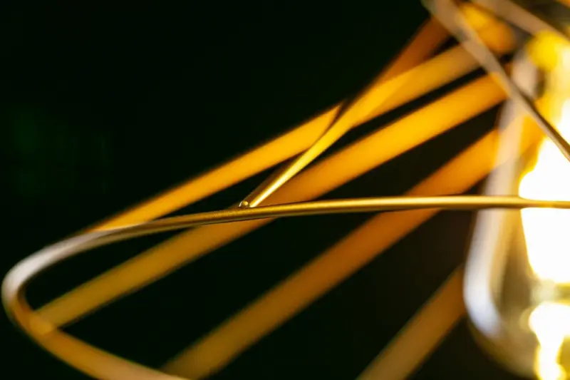 Decor Tilia Lampe à suspension décorative moderne Filaire Or 7863