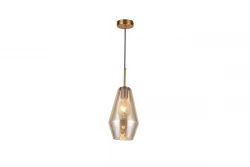 Decor Lime Lampe moderne à suspension de couleur ambre, hauteur 397 mm 7900