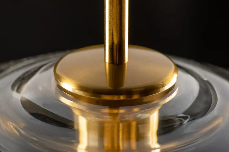 Decor Lime Lampe moderne à suspension Ambrée de 339 mm de hauteur 7924