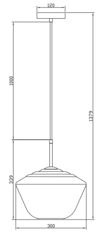 Decor Lime Lampe moderne à suspension Ambrée de 339 mm de hauteur 7924