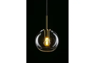 Decor Giglas Lampe à suspension sphérique en verre 8013