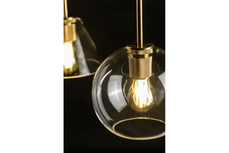 Decor Giglas Lampe à suspension sphérique en verre 8013