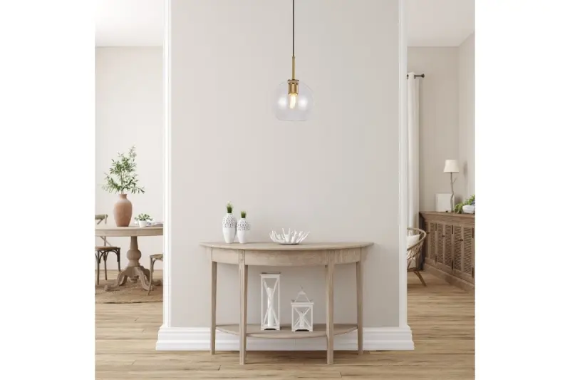 Decor Giglas Lampe à suspension sphérique en verre 8013