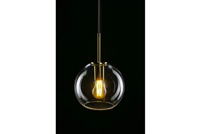 Decor Giglas Lampe à suspension sphérique en verre 8013