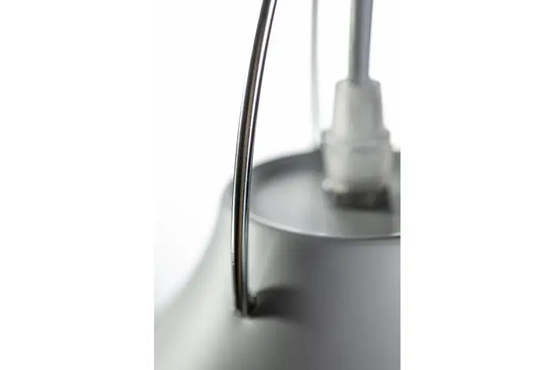 Décor Orient Lampe à suspension conique en métal Blanc 4451