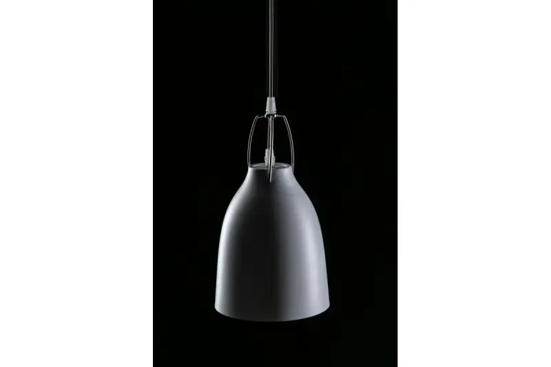 Décor Orient Lampe à suspension conique en métal Blanc 4451