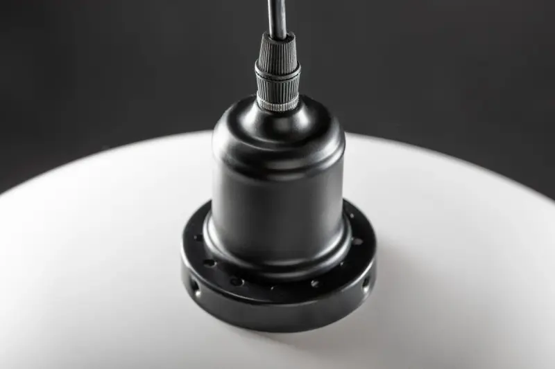 Decor Horizon Lampe à suspension industrielle Blanc mat 4499