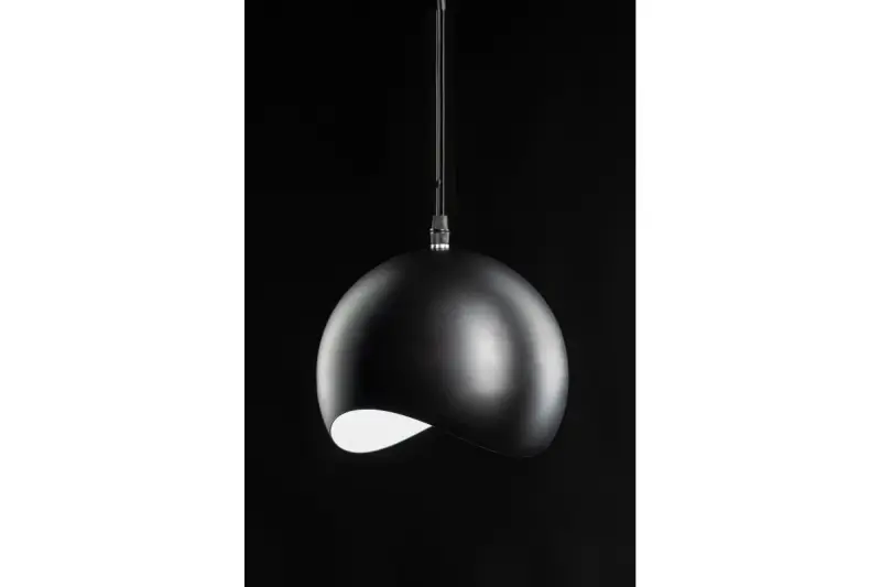 Decor Mavia Lampe à suspension sphérique Noire 0931
