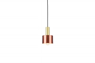 Decor Selvia Lampe à suspension en cuivre avec finition en laiton diamètre 12 cm 3208