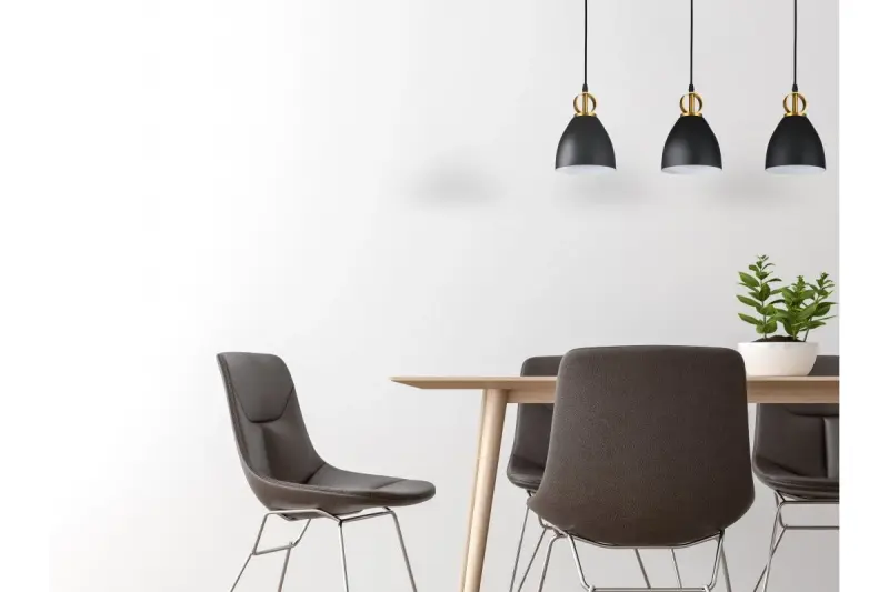 Décor Kerala Lampe à suspension élégante Noir 3239