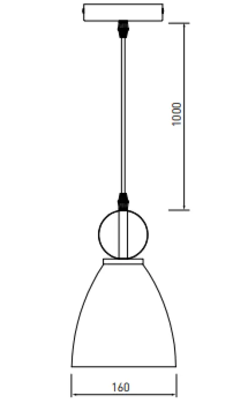 Décor Kerala Lampe à suspension élégante Noir 3239