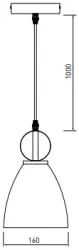 Décor Kerala Lampe à suspension élégante Gris 3321