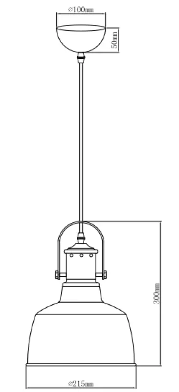 Décor Noor Lampe à suspension blanche élégante avec élément en cuivre 6934