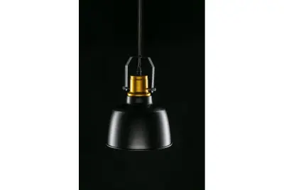 Décor Monroe Lampe à suspension moderne noire et dorée 6958
