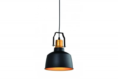 Décor Monroe Lampe à suspension moderne noire et dorée 6958