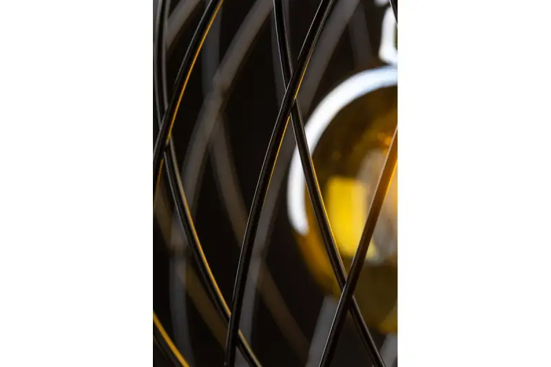 Decor Viela Zwarte draad hanglamp, bolvormig, diameter 25 cm 6972