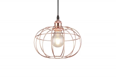 Decor Viela lampe à suspension sphérique en fil de cuivre diamètre 27,5 cm 7047