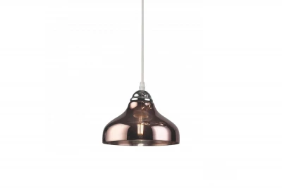 Décor Marite lampe à suspension classique verre teinté marron diamètre 26 cm 7108