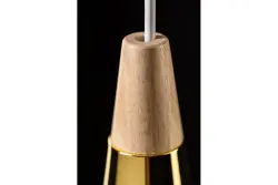 Decor Skandi Lampe à suspension moderne blanche 35 cm de diamètre 7504