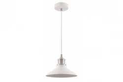 Décor Loret Lampe à suspension blanche intemporelle 20,5 cm de diamètre 9691
