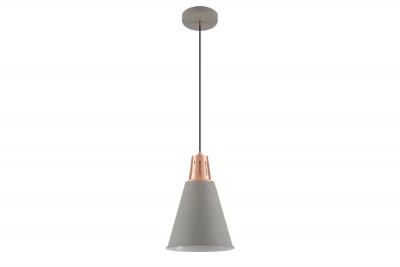 Decor Gianni Lampe à suspension élégante en cuivre gris 22 cm de diamètre 8051