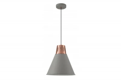 Decor Gianni lampe à suspension élégante en cuivre gris 32 cm de diamètre 8167