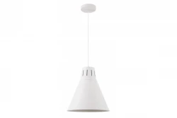 Decor Gianni Lampe à suspension élégante entièrement blanche 32 cm de diamètre 8112