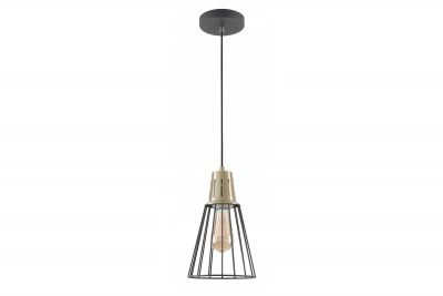 Décor Kaliope Suspension filaire à la mode Noir,18 cm de diamètre 8068