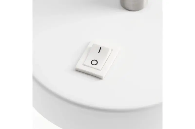 Decor Etore Lampe murale blanche avec bras en métal 11 cm de diamètre 1952