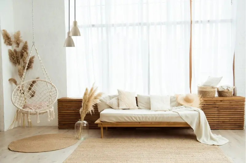 Décor Etore Lampe à suspension beige câble noir 2089